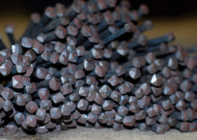 Rekonstruktion von Schmiedenägeln Schloss Rheinsberg