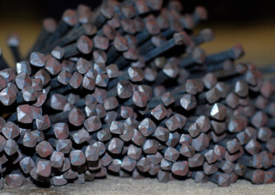 Rekonstruktion von Schmiedenägeln Schloss Rheinsberg